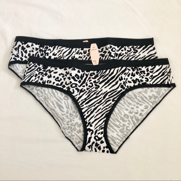 Victoria's Secret Other - Victoria’s Secret Black & White Hiphugger Panties